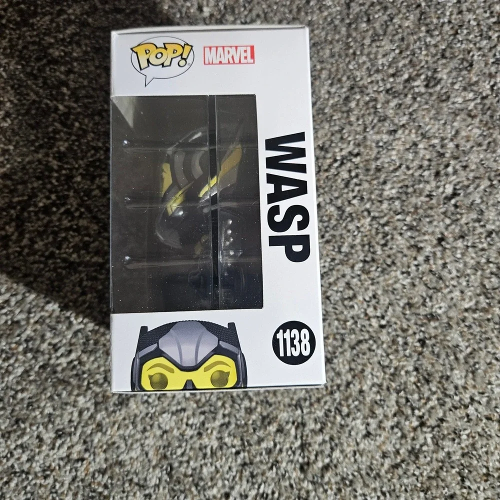 Funko Pop Marvel Ant-Man and The Wasp Quantumania Wasp 1138 Bobble-Head Figure